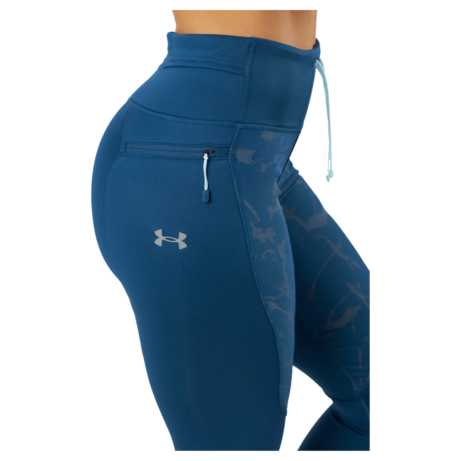 Ua Outrun The Cold Tight Ii Petrol Blue