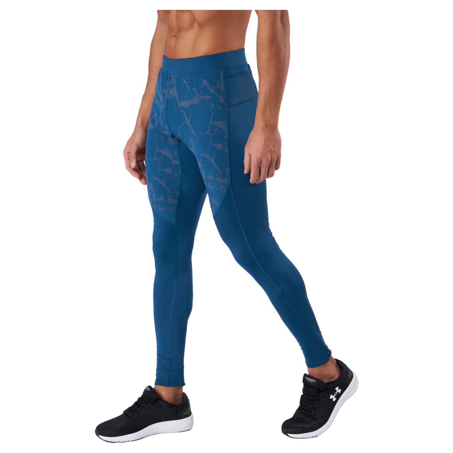 Ua Outrun The Cold Tight Petrol Blue