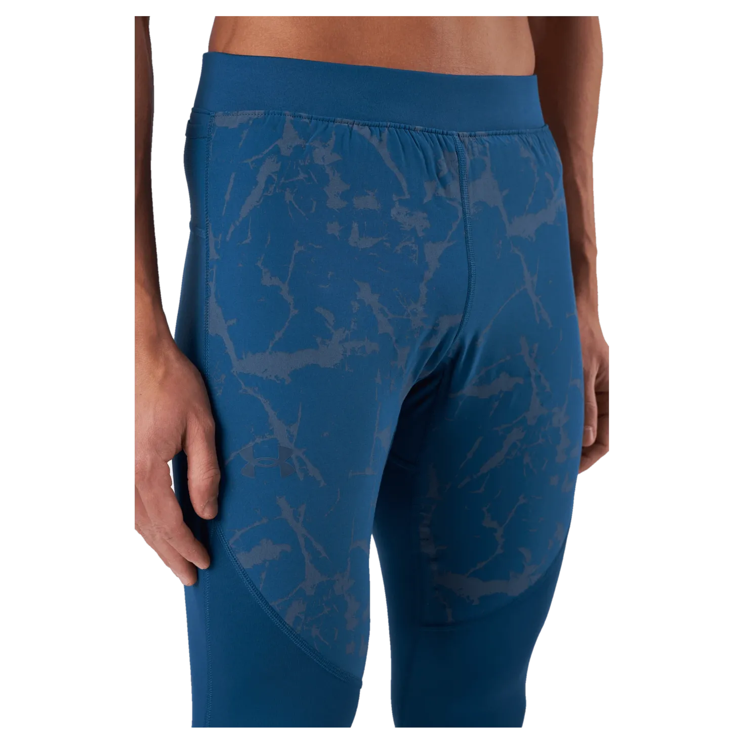 Ua Outrun The Cold Tight Petrol Blue