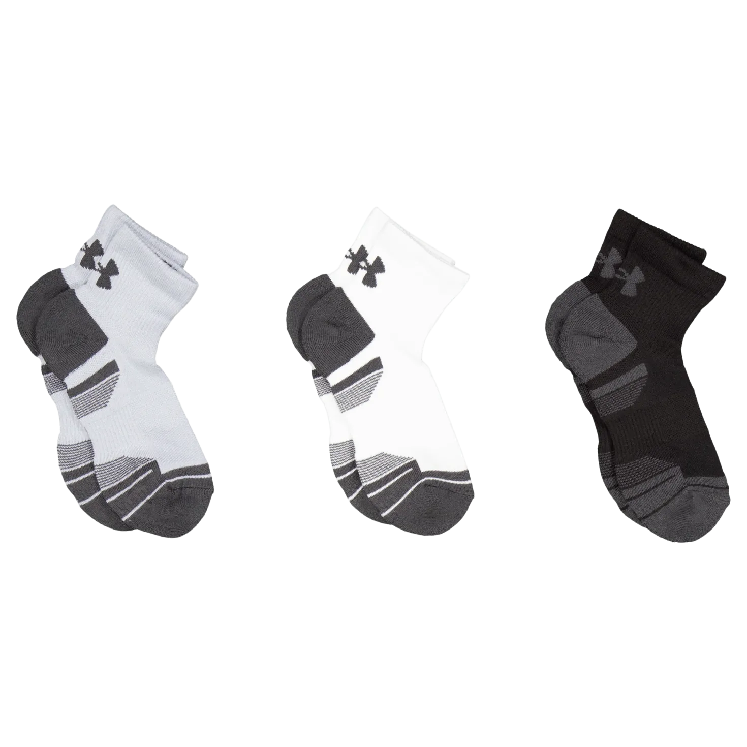 Ua Performance Tech 3pk Qtr Mod Gray