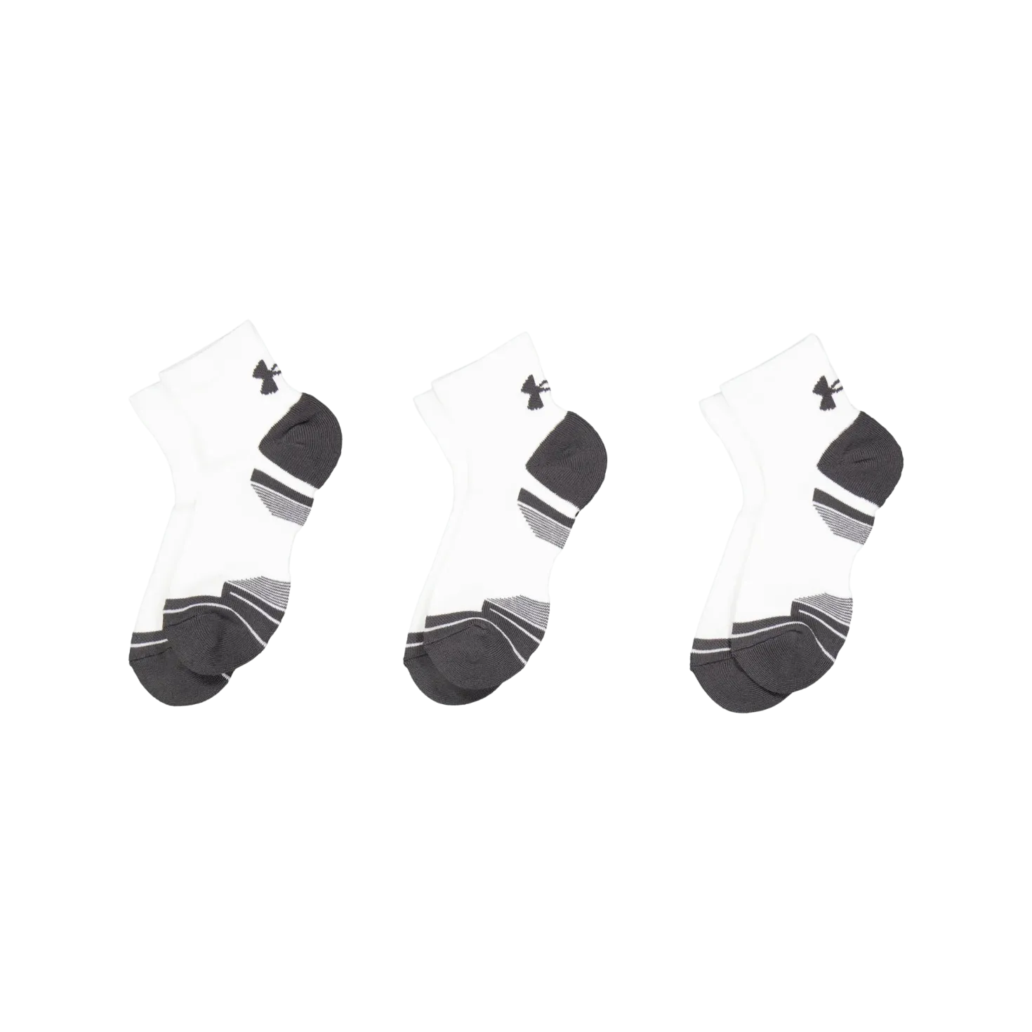 Ua Performance Tech 3pk Qtr White