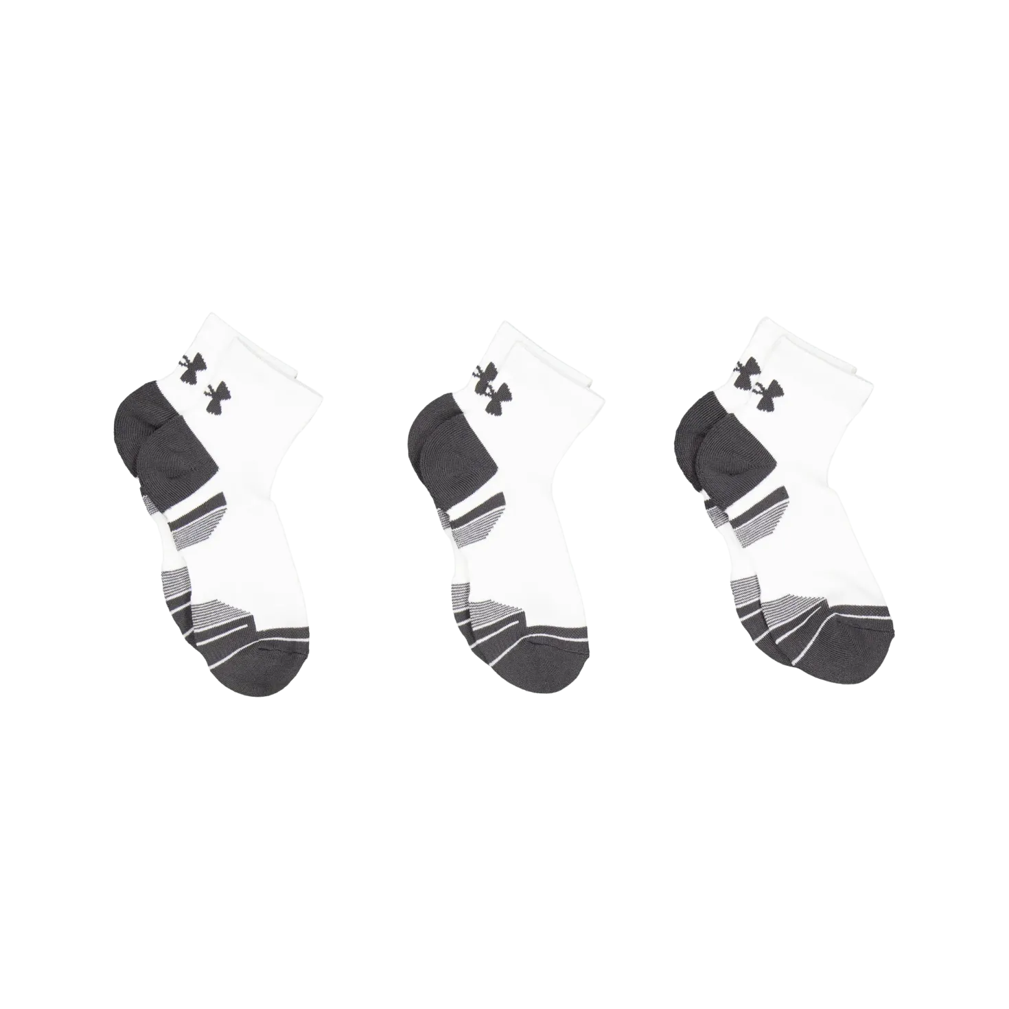 Ua Performance Tech 3pk Qtr White