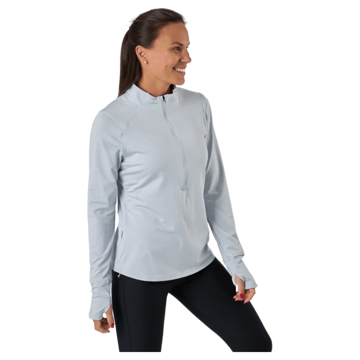 Ua Qualifier Run 2.0 1/2 Zip Halo Gray