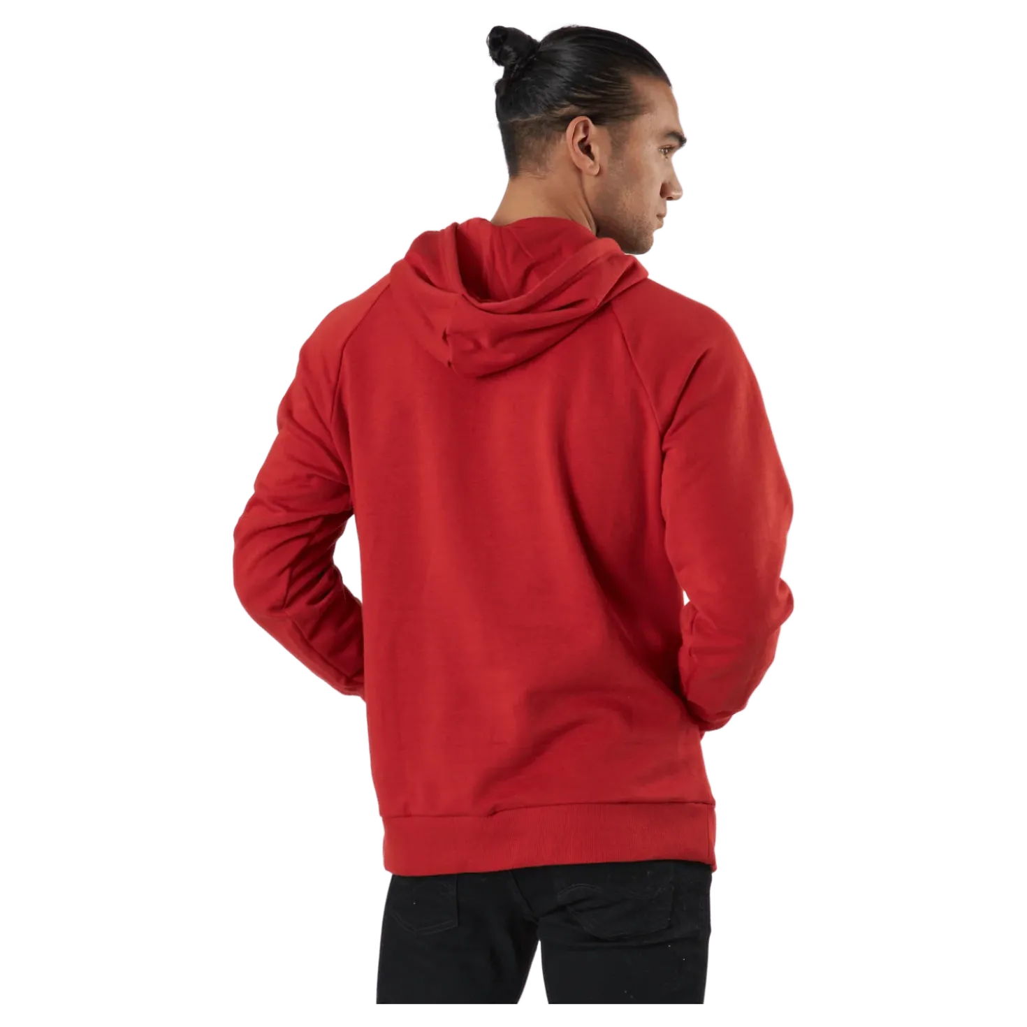 Ua Rival Fleece Big Logo Hd Radiant Red