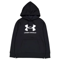 Ua Rival Fleece Big Logo Hdy Black