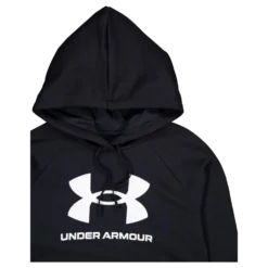 Ua Rival Fleece Big Logo Hdy Black