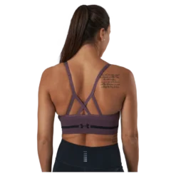 Ua Seamless Low Long Bra Ash Plum