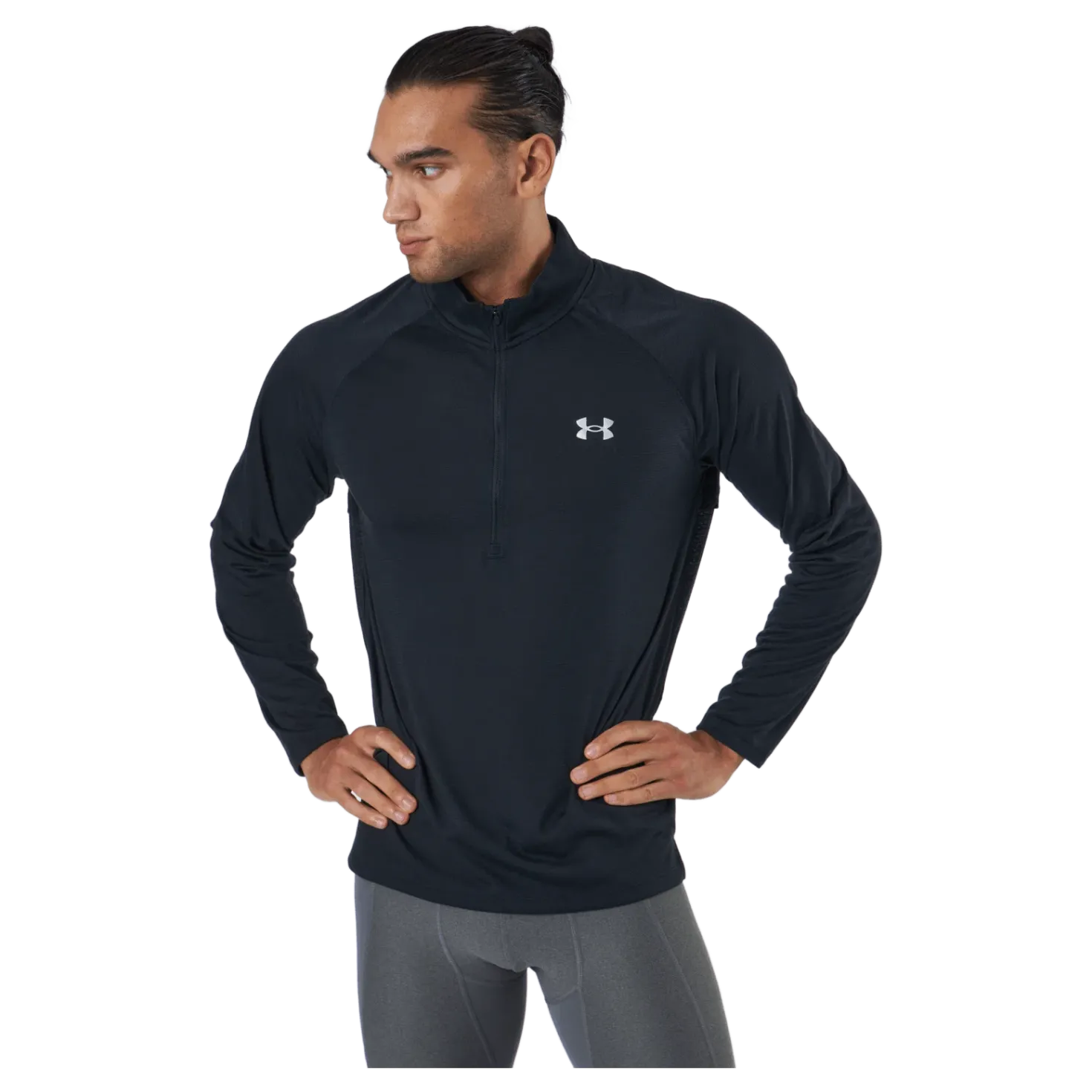 Ua Streaker Half Zip Black