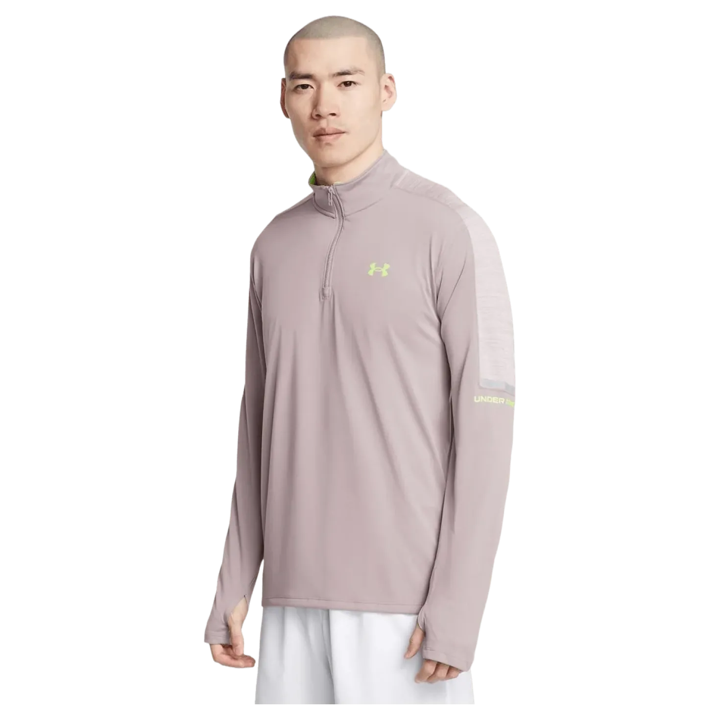 Ua Tech Utility 1/4 Zip Tetra Gray