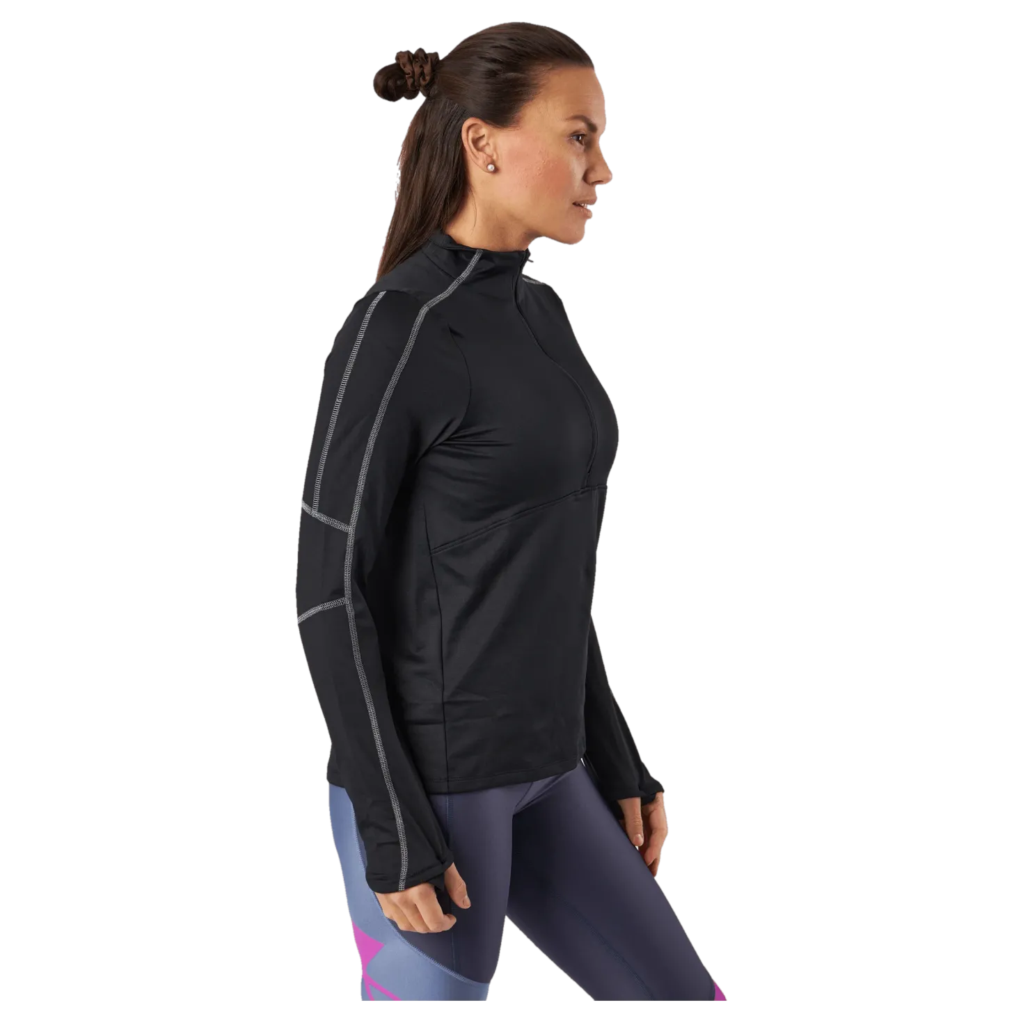 Ua Train Cw 1/2 Zip Black