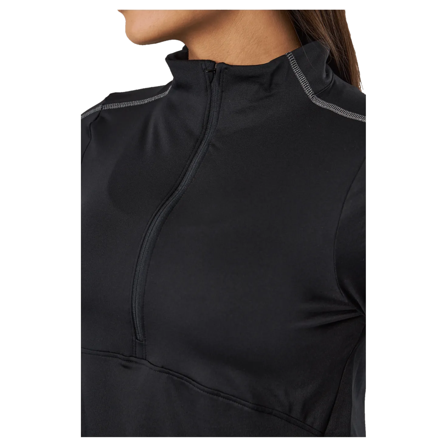 Ua Train Cw 1/2 Zip Black