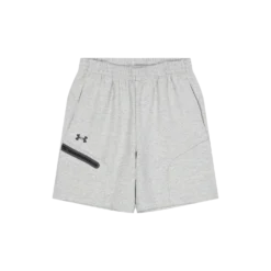 Ua Unstoppable Flc Shorts Mod Gray