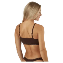 Unlined Bralette 2pk Umber/umber