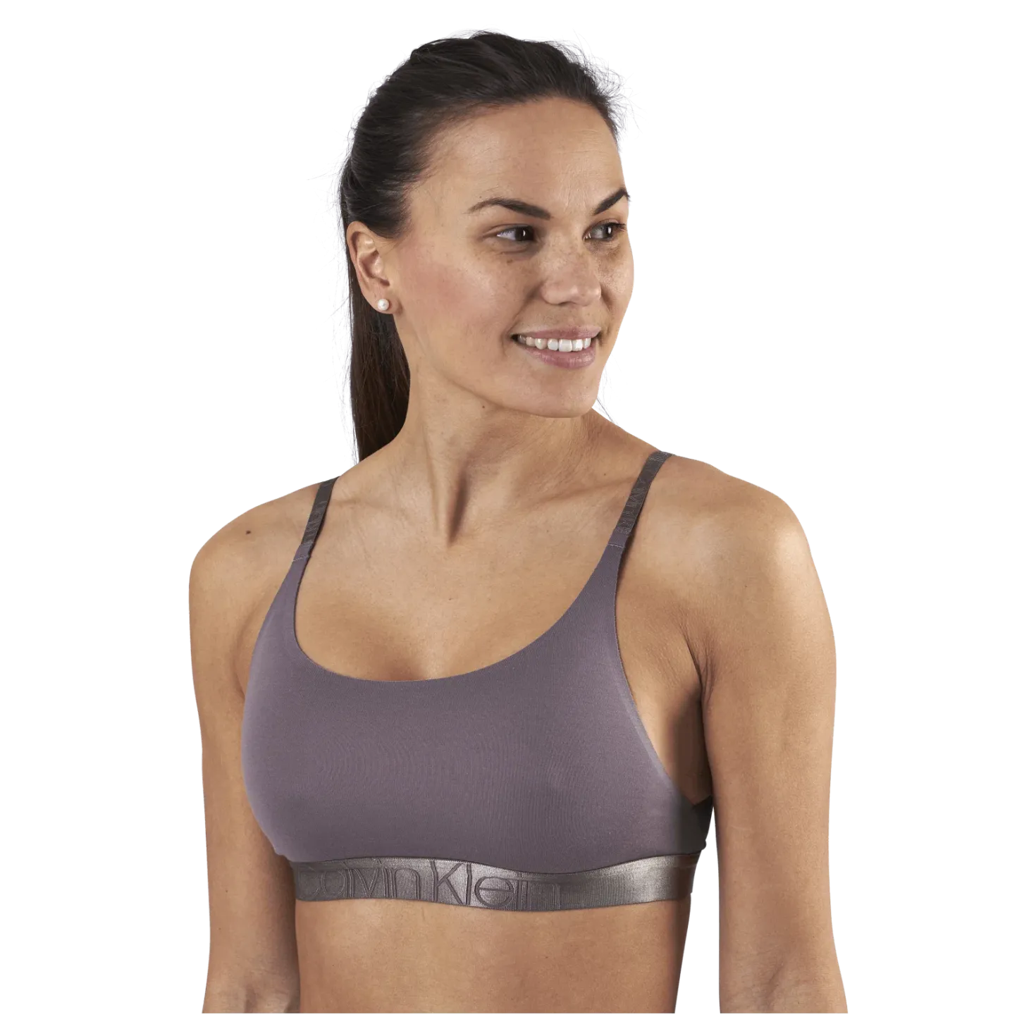 Unlined Bralette Purple