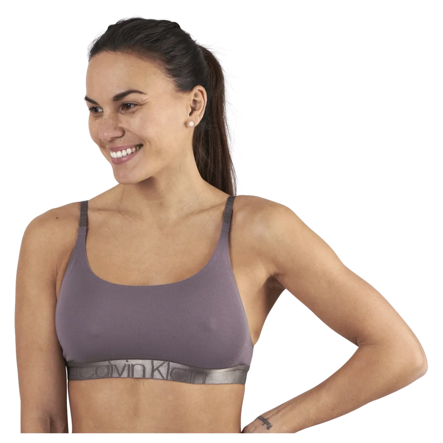 Unlined Bralette Purple