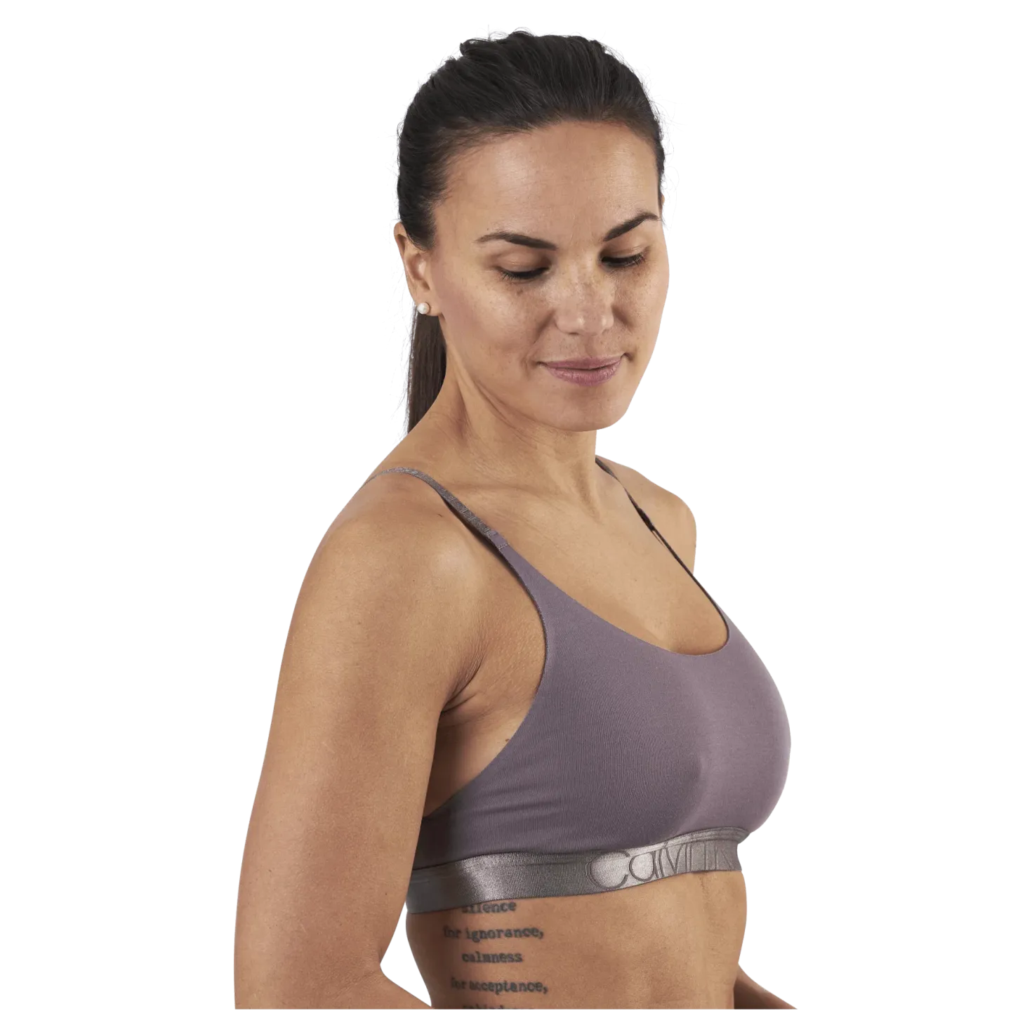 Unlined Bralette Purple