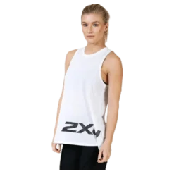 Urban Graphic Singlet White/Black