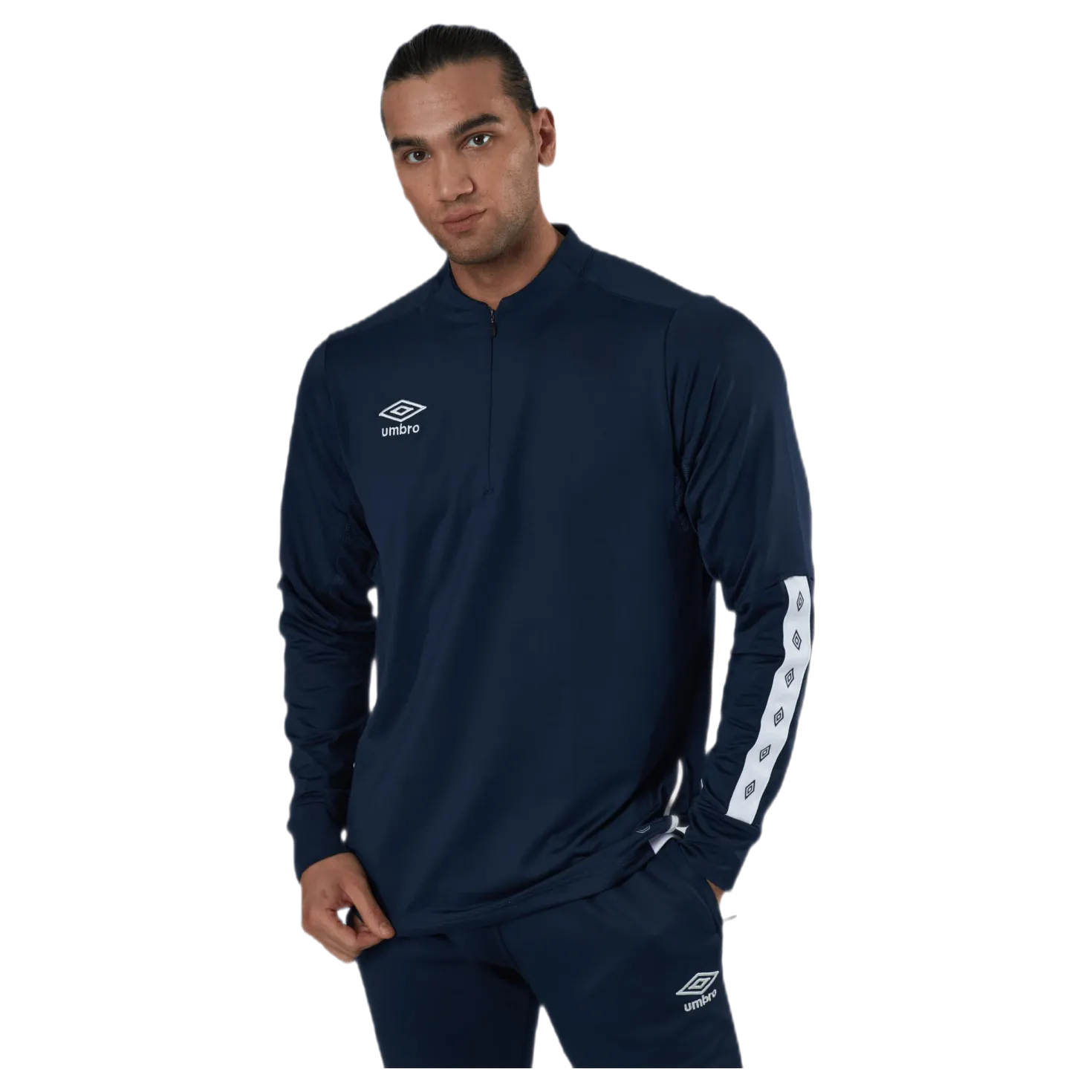 UX Elite Halfzip Top Blue/White