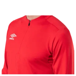 UX Elite Halfzip Top White/Red