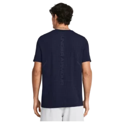 Vanish Seamless Grid Ss Midnight Navy