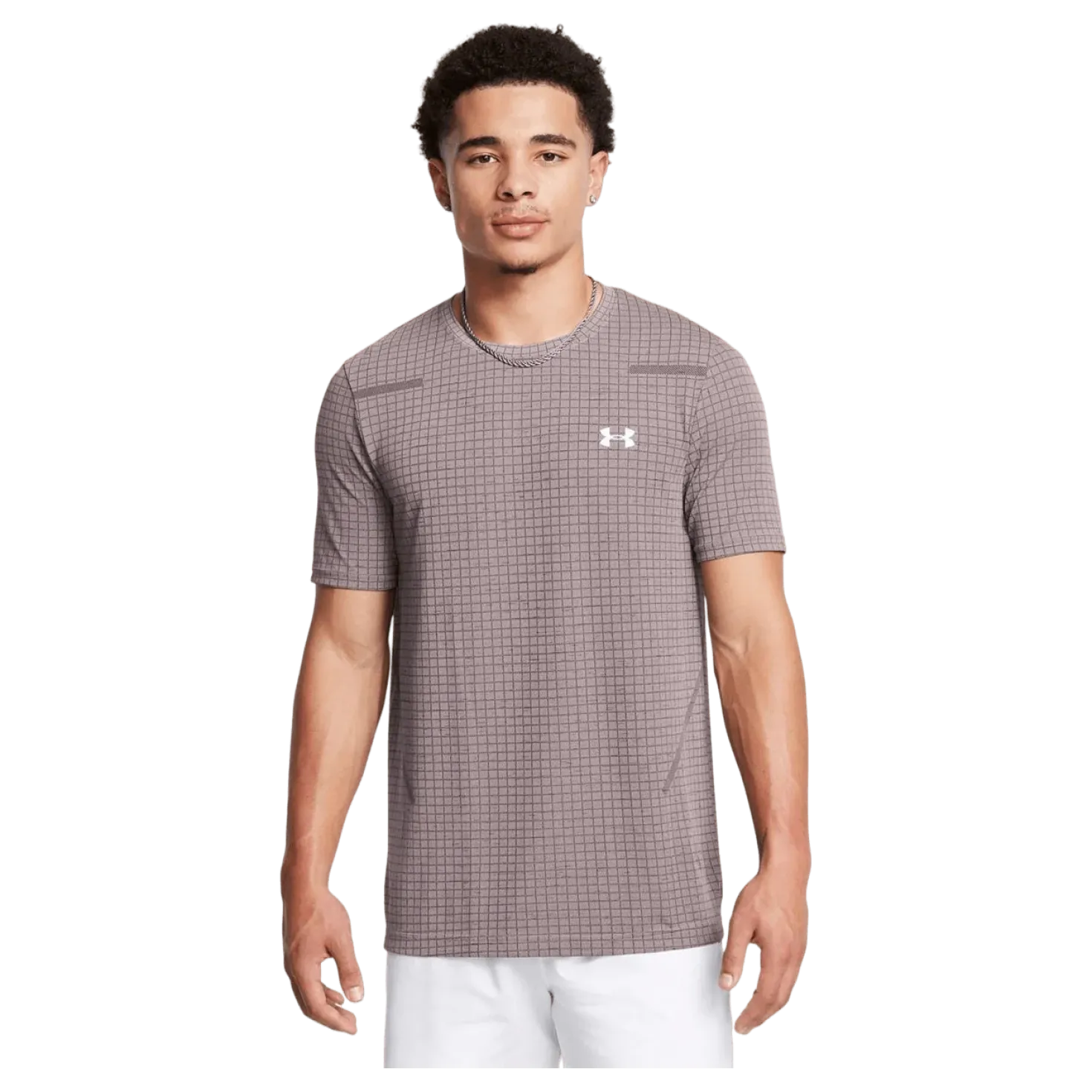 Vanish Seamless Grid Ss Tetra Gray