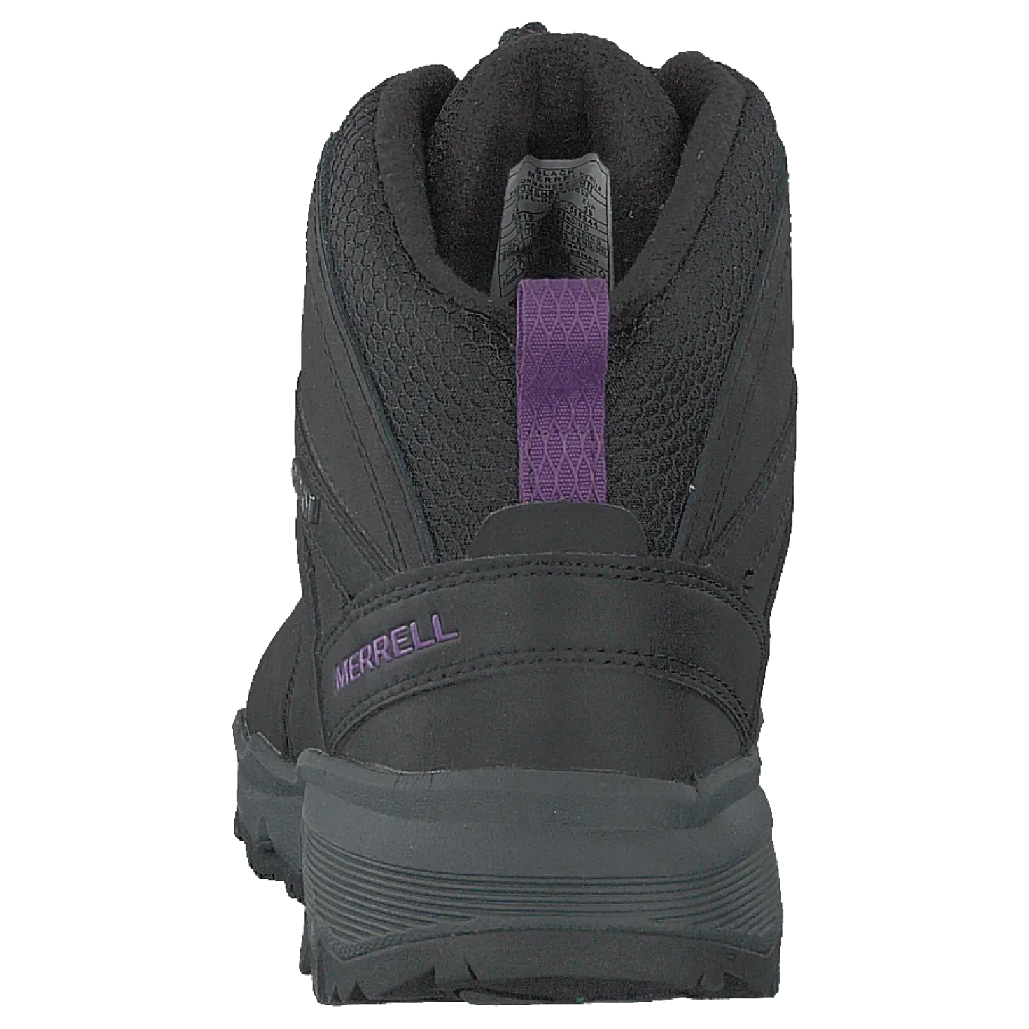 Vego Mid Leather North Wp Ice+ Black/gloxinia