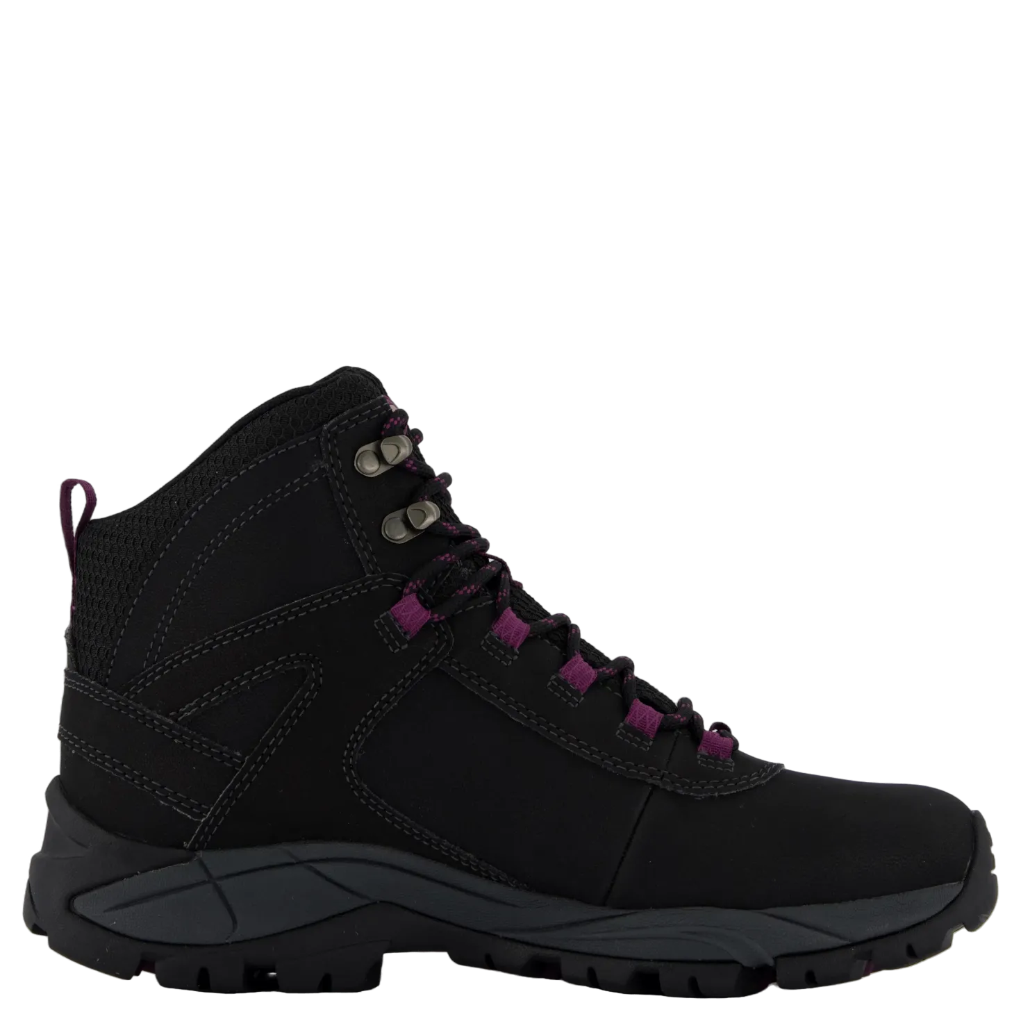 Vego Mid Leather WTPF Black/Gloxinia