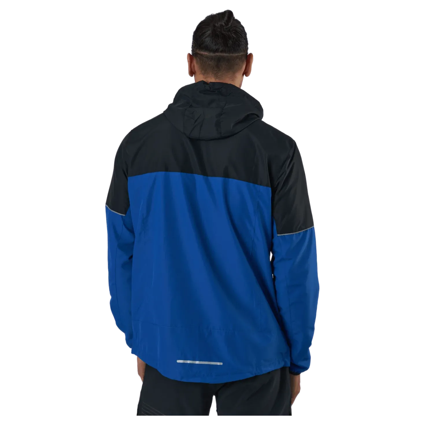 Verbol M Running Jacket W/hood Deep Ocean