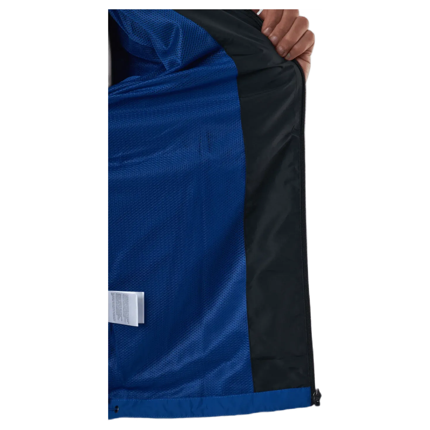 Verbol M Running Jacket W/hood Deep Ocean
