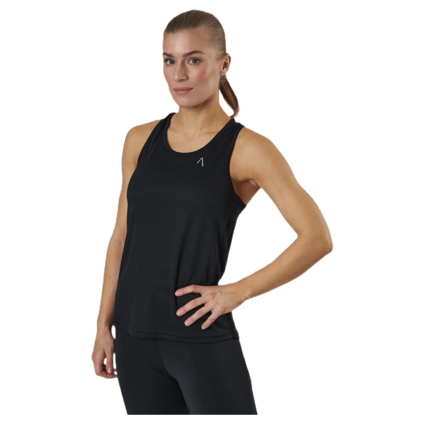 Vibrancy Mesh tank Black