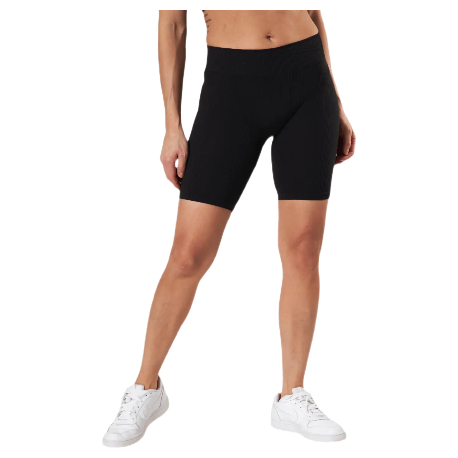Vicky Rib Seamless Shorts Black