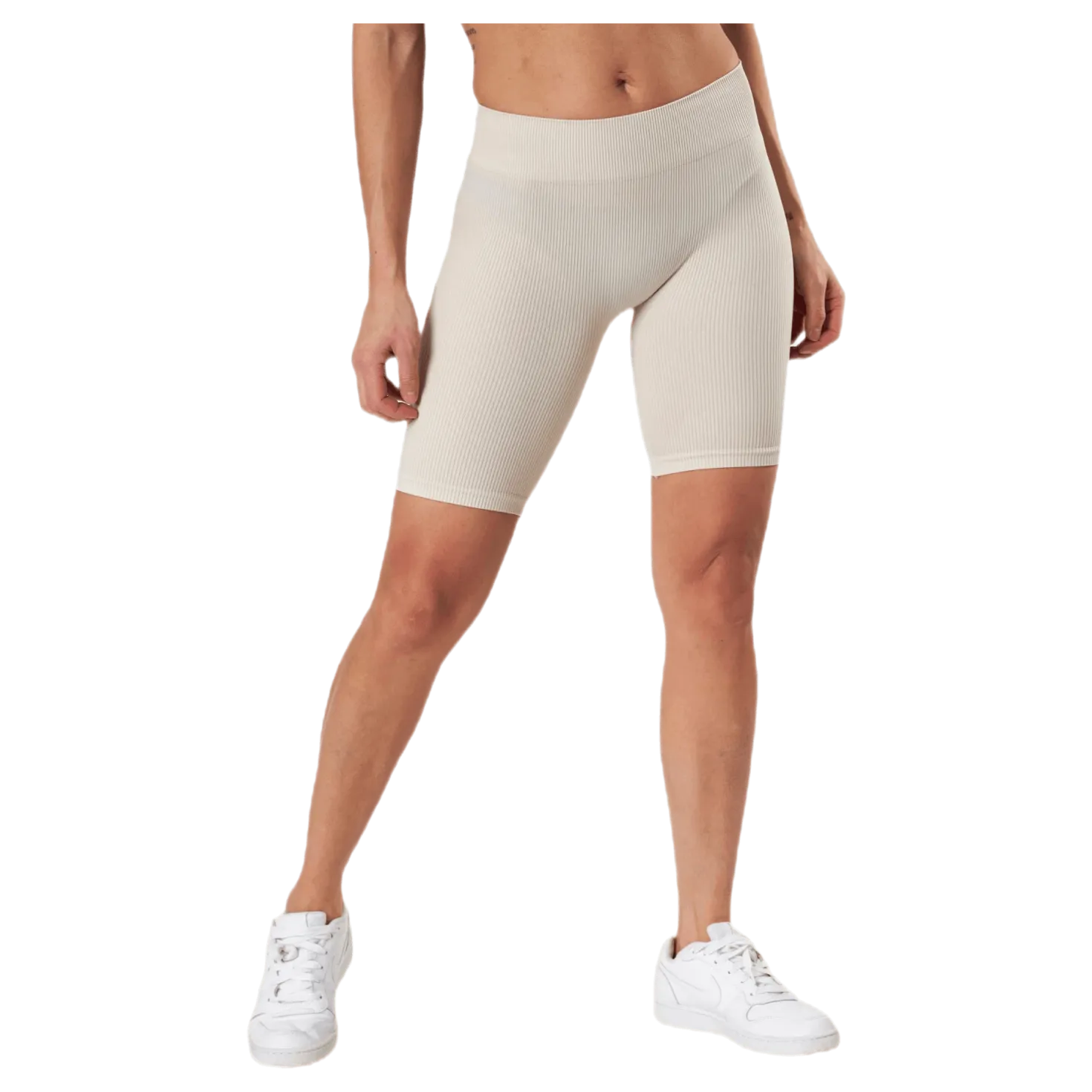 Vicky Rib Seamless Shorts Grey