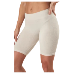 Vicky Rib Seamless Shorts Grey