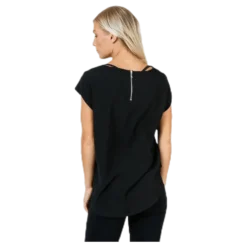 Vic S/S Solid Top Black