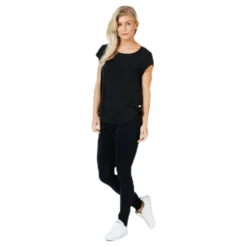 Vic S/S Solid Top Black