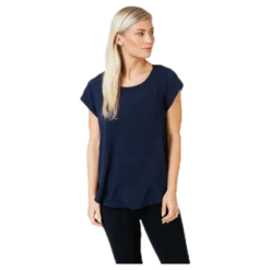 Vic S/S Solid Top Blue