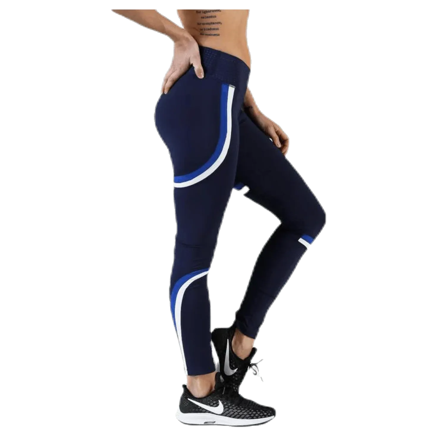 Victory Tights Blue/White