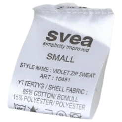 Violet Zip Sweat White