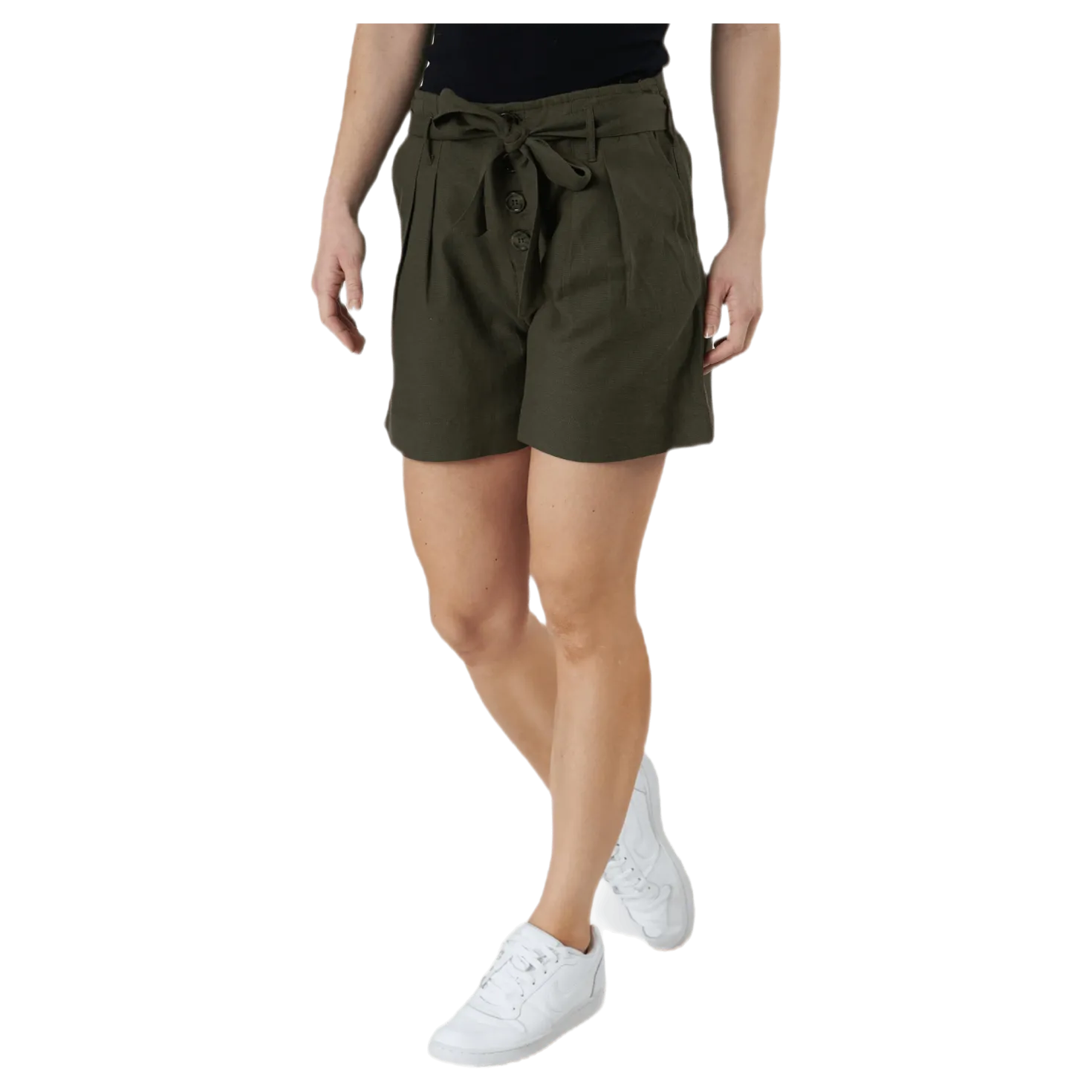 Viva Life Hw Belt Shorts Pnt Green
