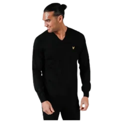 V-Neck Pullover Black