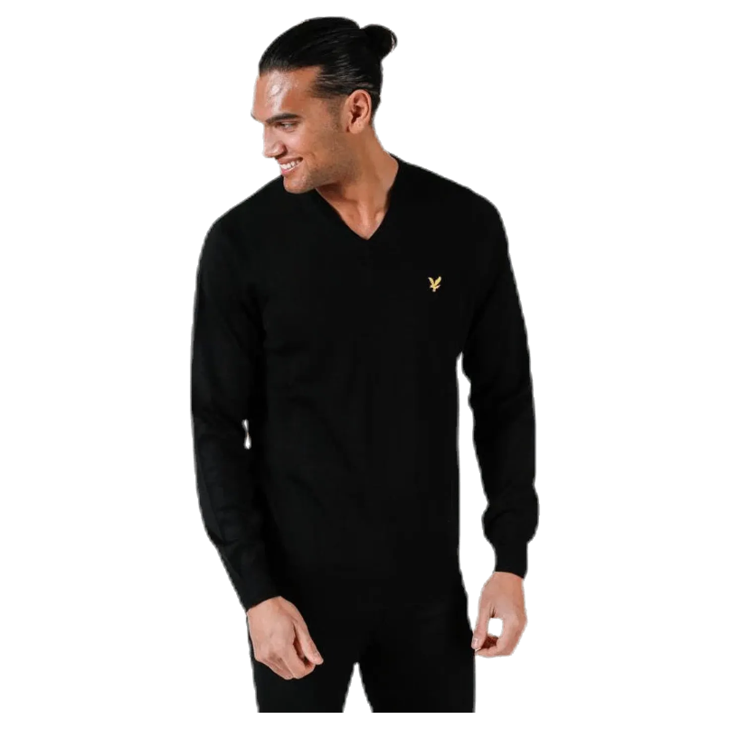 V-Neck Pullover Black