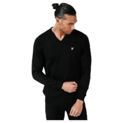 V-Neck Pullover Black
