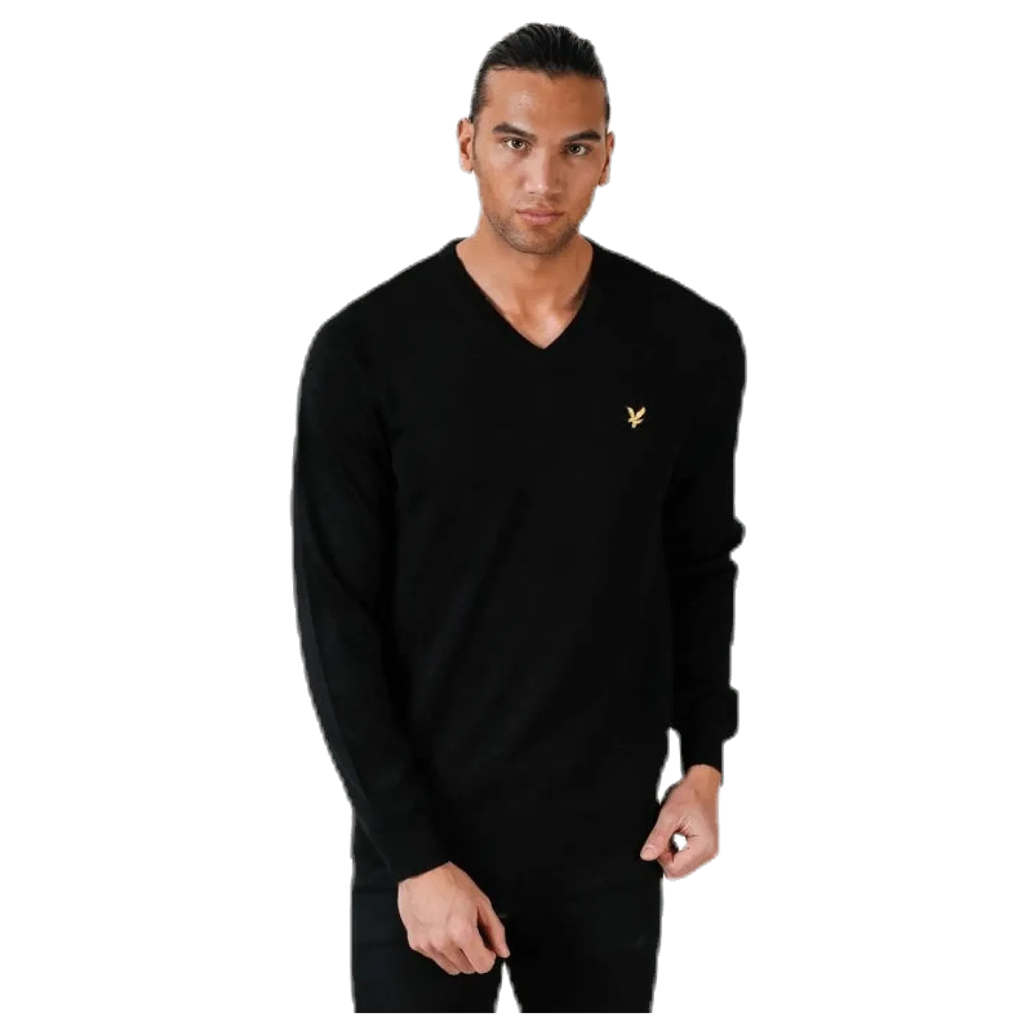 V-Neck Pullover Black