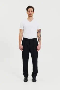 V-Neck White
