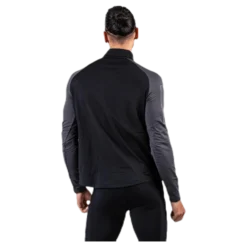 Warm Zip Shirt Black/Grey