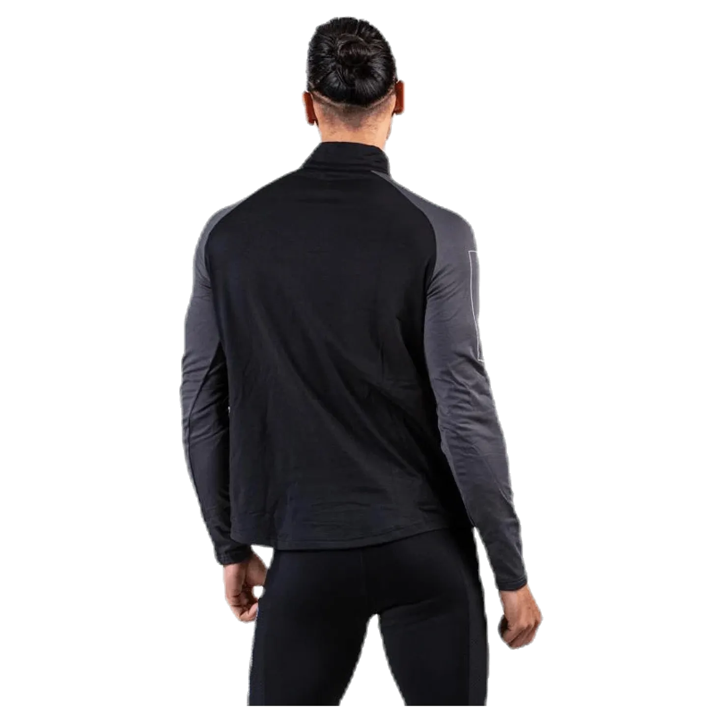Warm Zip Shirt Black/Grey