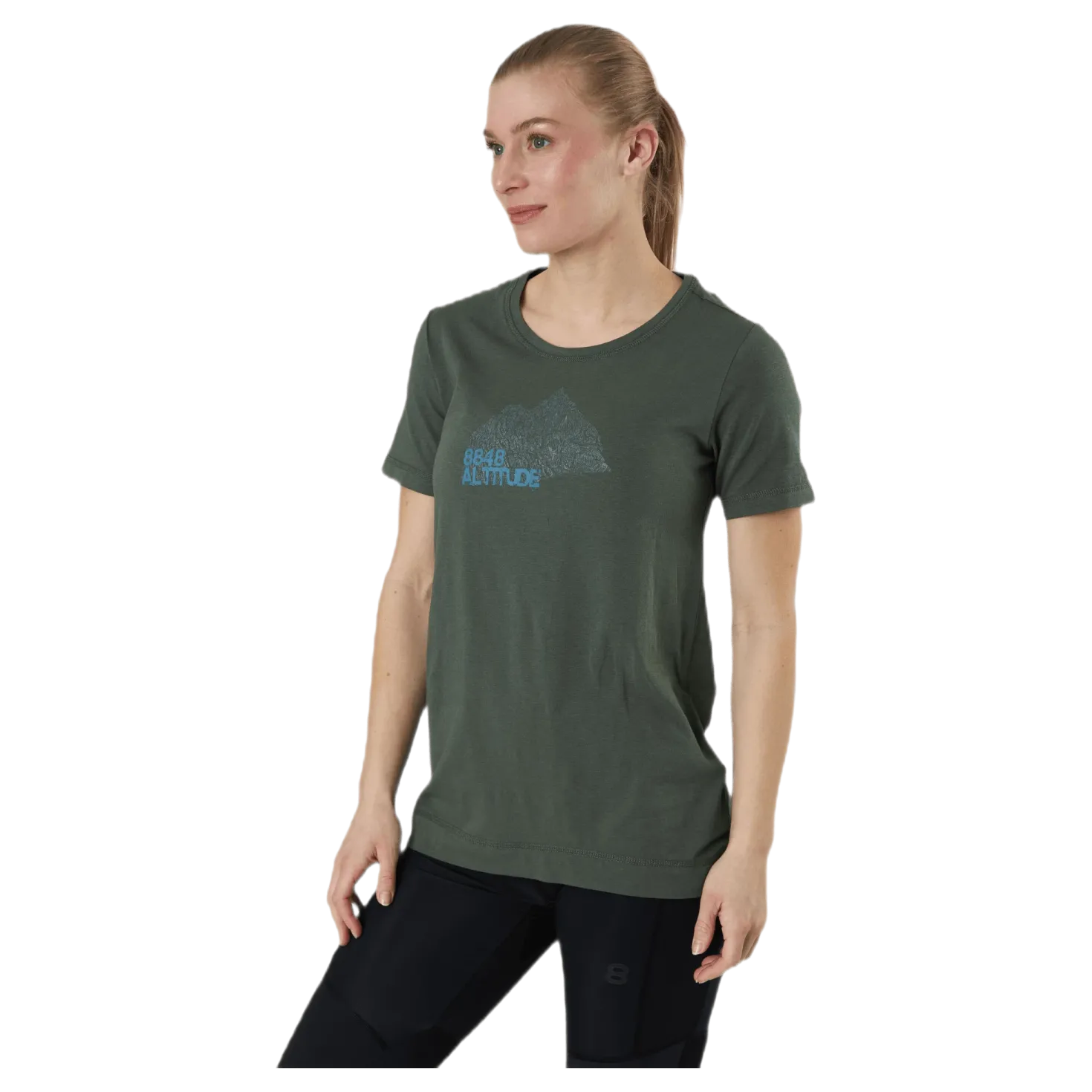 Waterlily Tee Green
