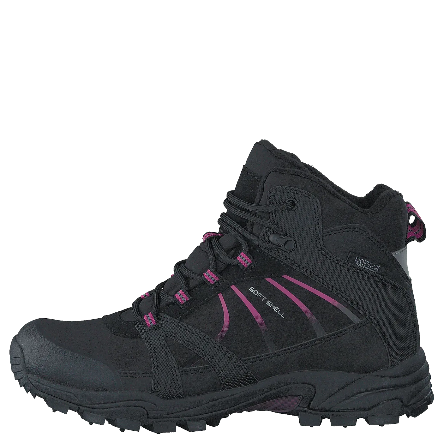 430-4401 Waterproof Warm Lined Black/Fuchsia ICE-Tech Studs