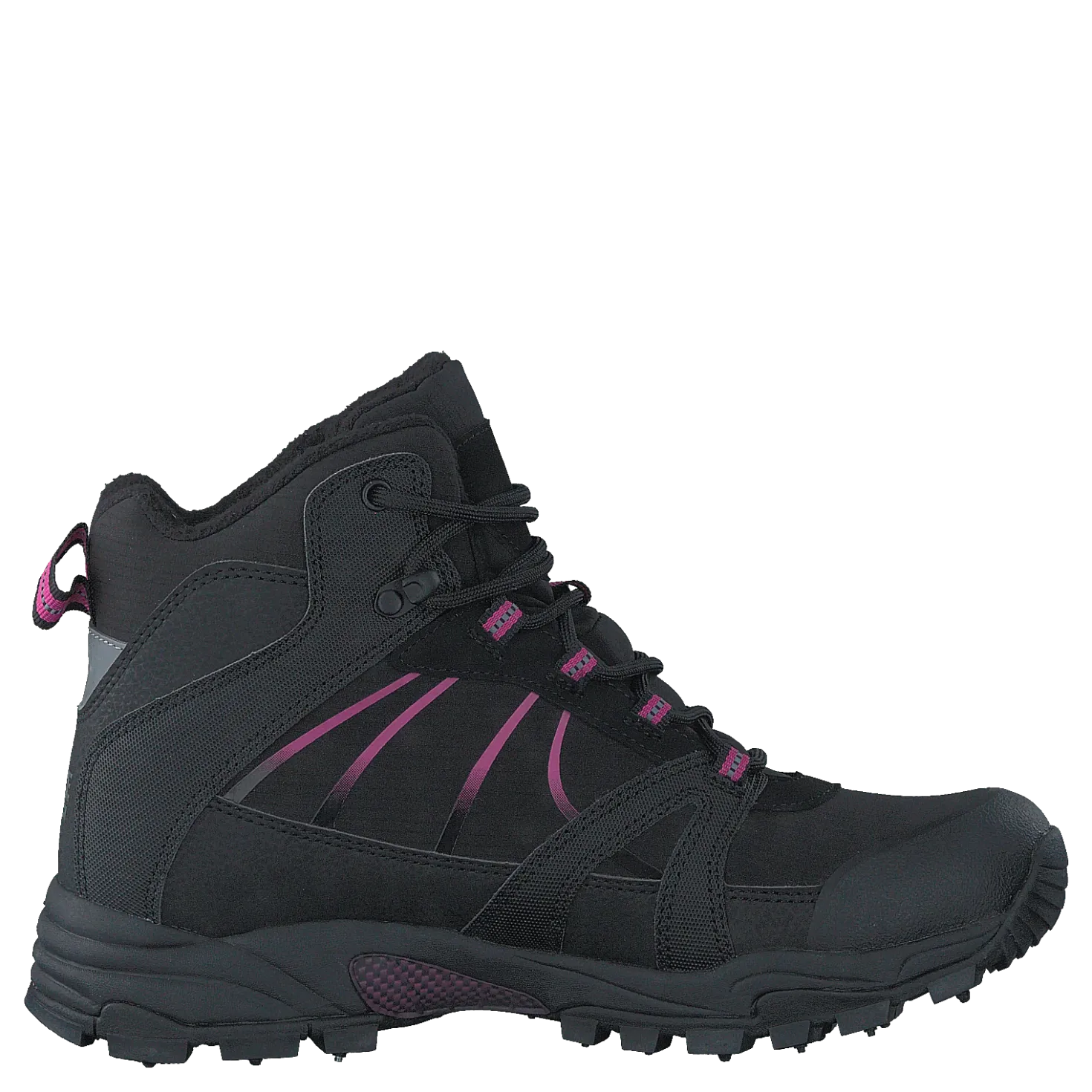 430-4401 Waterproof Warm Lined Black/Fuchsia ICE-Tech Studs
