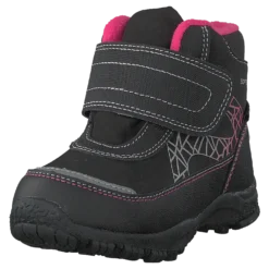 430-2962 Waterproof Warm Lined Black/fuchsia